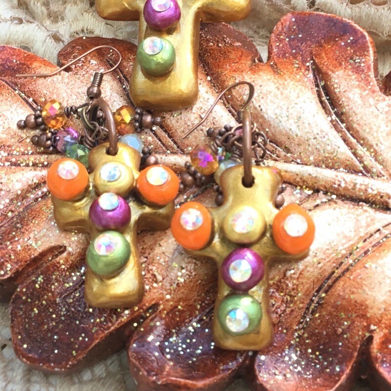 His Colors Earrings