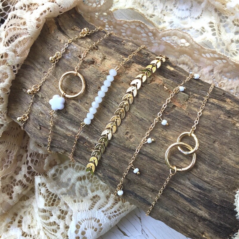 Charmed Lady Bohemian Feminine Romantic Layered Bracelets
