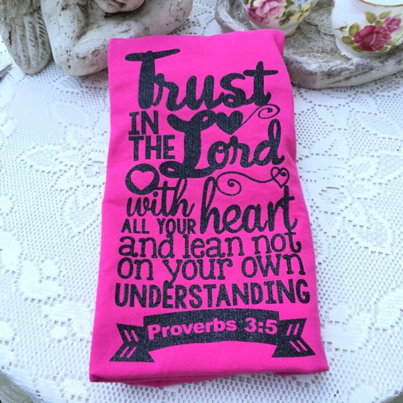 Trust In The Lord SHORT sleeve Comfort Colors Tee