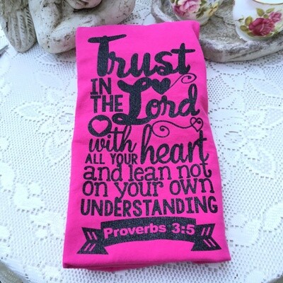 Trust In The Lord SHORT sleeve Comfort Colors Tee