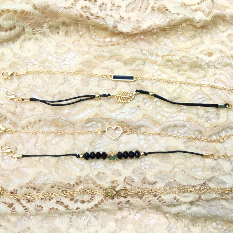 Elegance Confirmed Feminine Romantic Layered BRACELETS