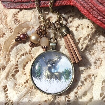 Snow Deer NECKLACE Snow Deer NECKLACE