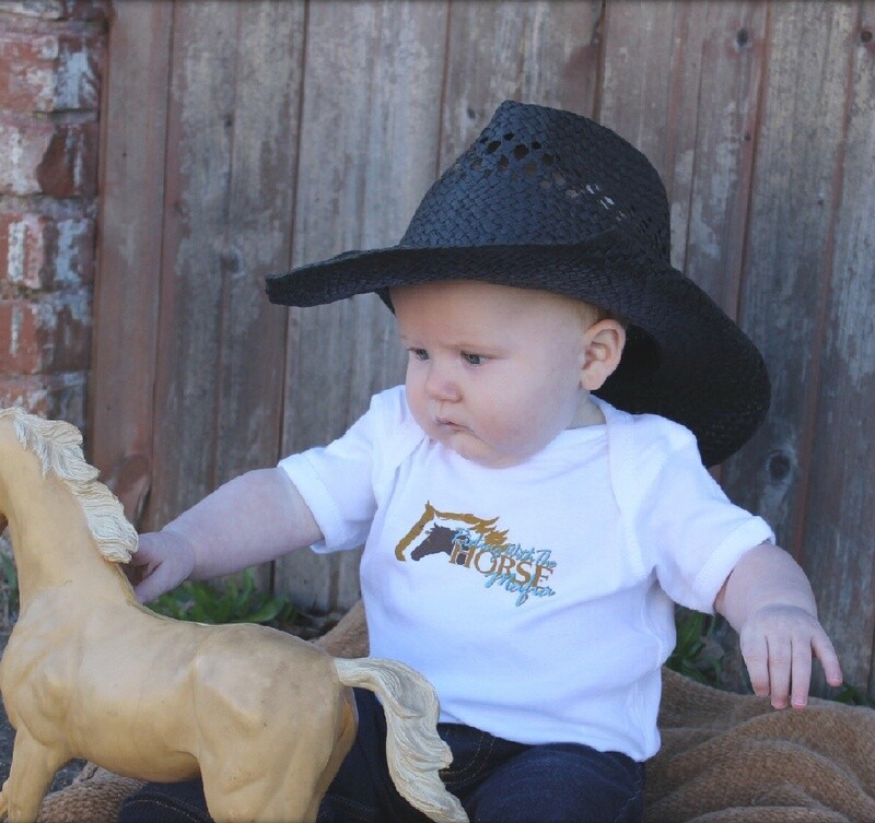 Girl's Riding With The Horse Mafia (TM) Onesie (Infant One-piece)