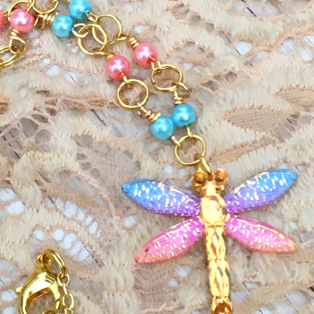 Whimsical Dragonfly Necklace