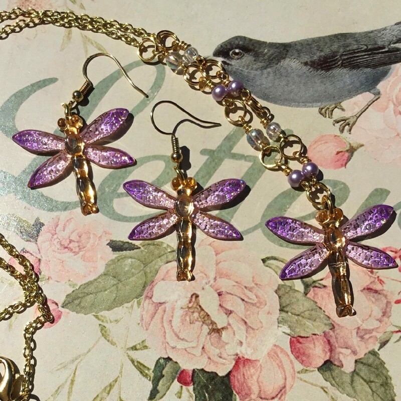 Whimsical Dragonfly Earrings