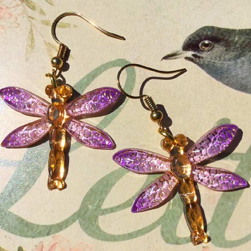 Whimsical Dragonfly Earrings