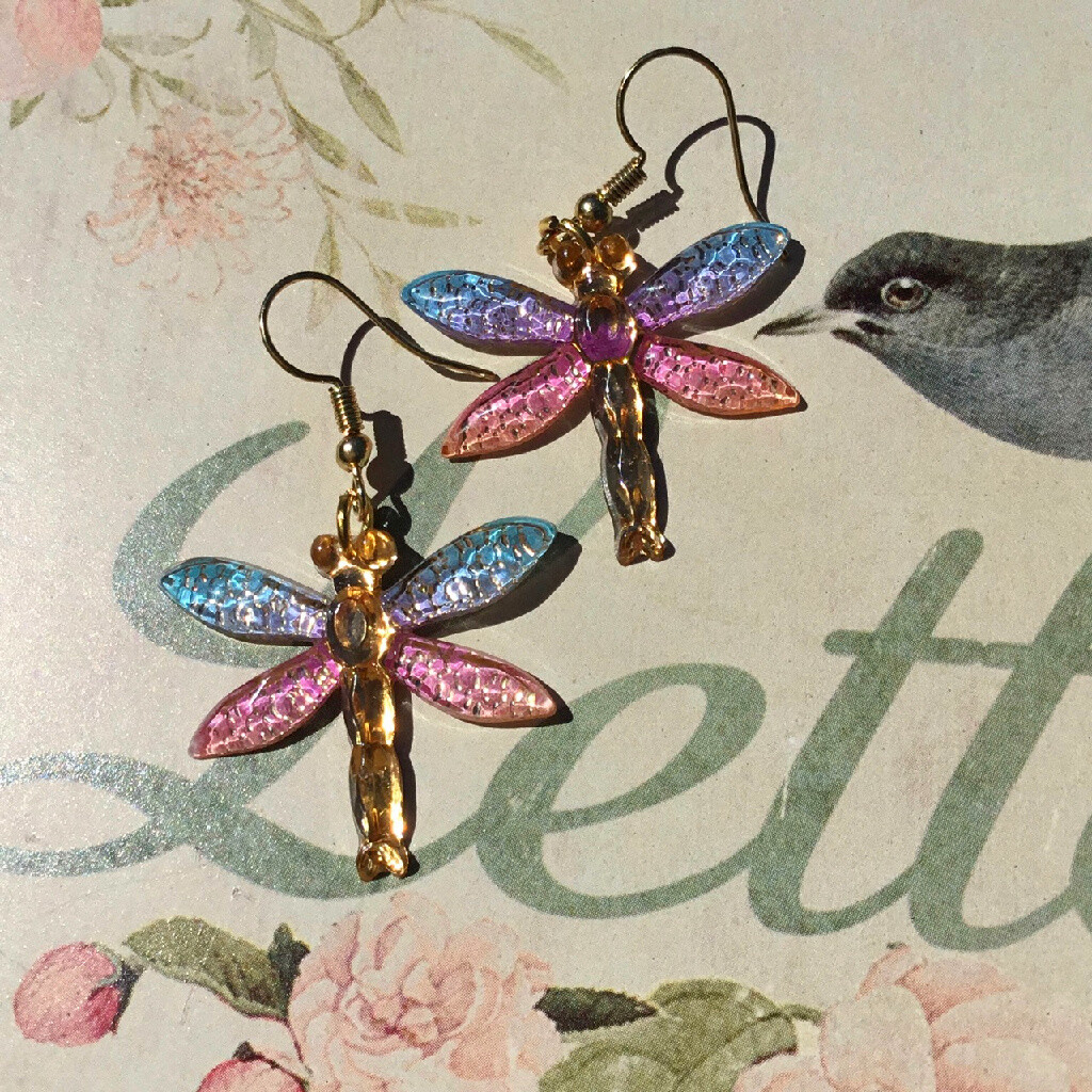 Whimsical Dragonfly Earrings
