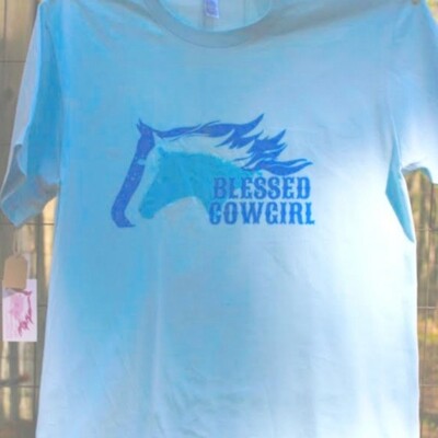 Blessed Cowgirl Inspirational Tee