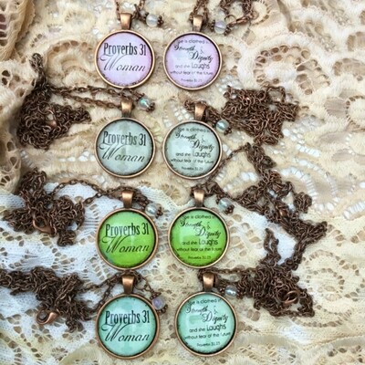Proverbs 31 Woman Necklace