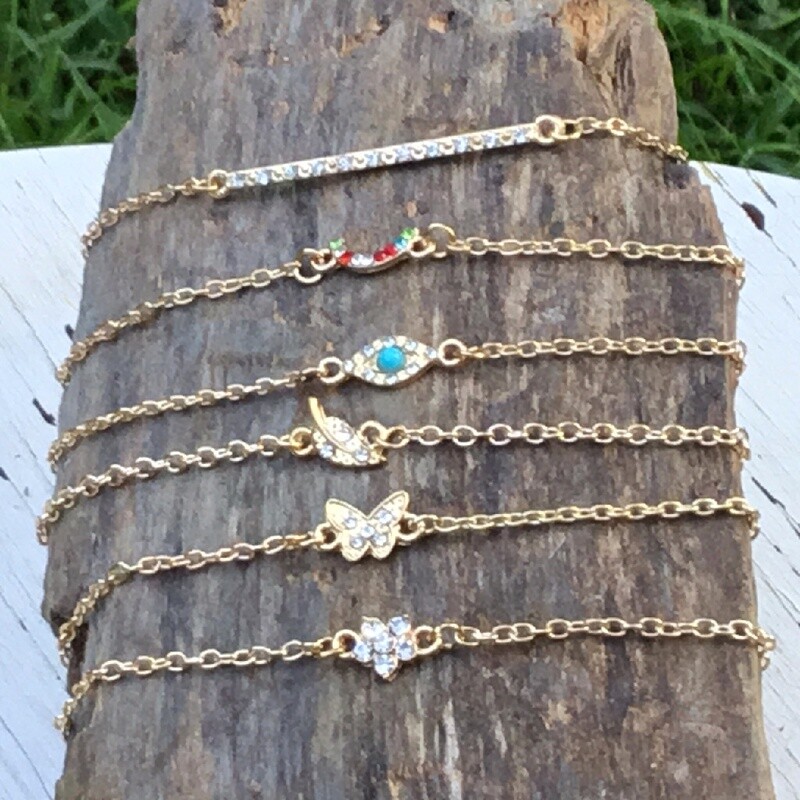 Pretty Little 6 Piece Bracelet Set