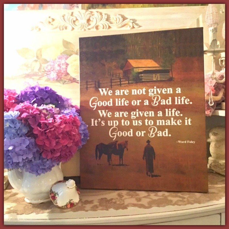 16" x 20" Wrapped Canvas "It's Up to Us..."