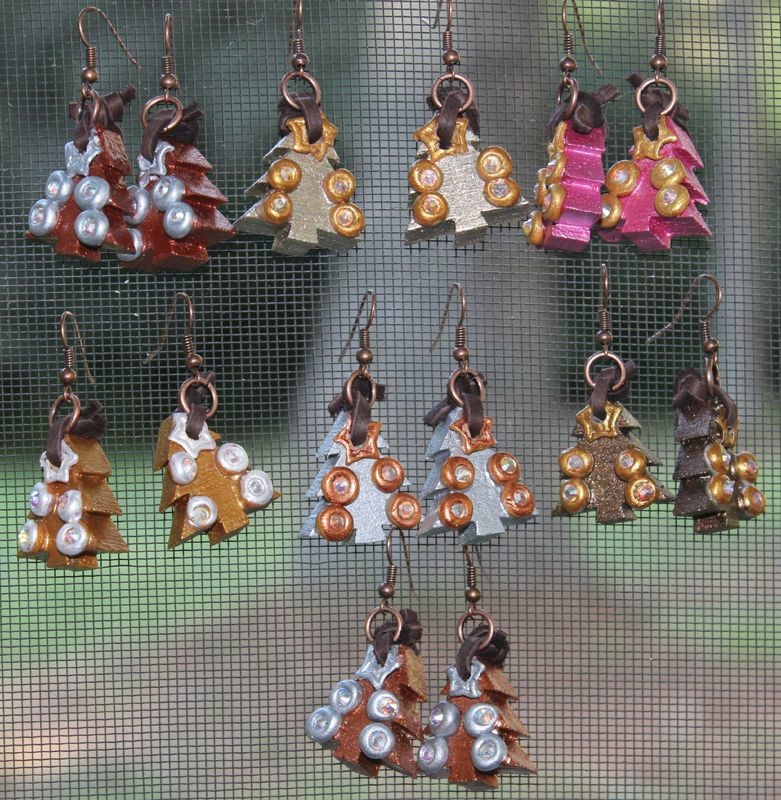 Christmas in the Country! - Christmas Tree MINI-Earrings - Proudly Made in Alabama