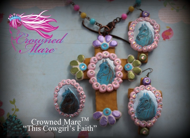 This Cowgirl's Faith - FULL SET (PENDANT, EARRINGS, RING)