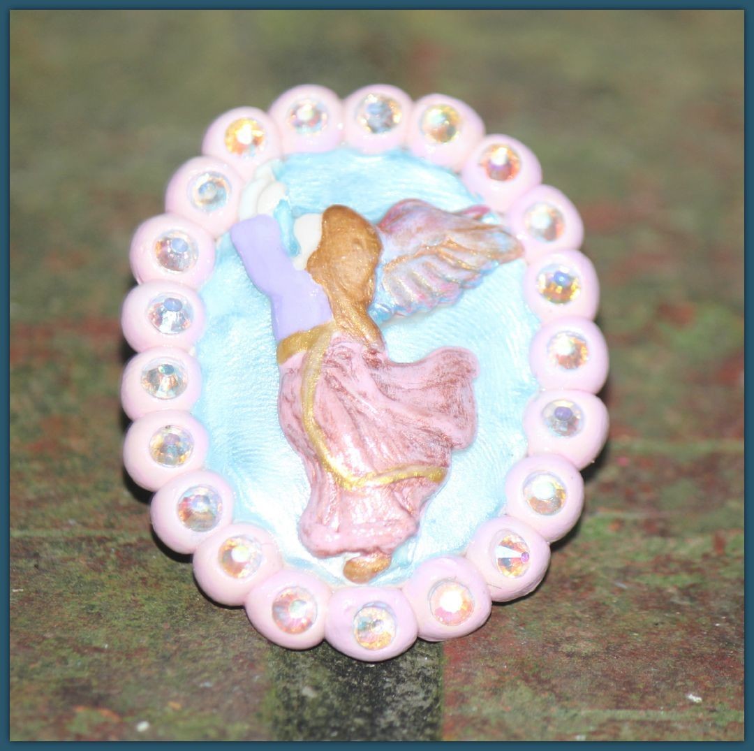 Angels Around Me - Clay Ring in Stunning Colors - Proudly made in Alabama.
