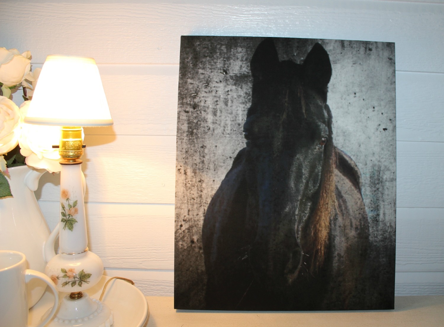 16" x 20" Wrapped Canvas Print of "Hank's Sun Mane"