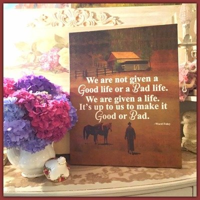 16" x 20" Wrapped Canvas "It's Up to Us..."
