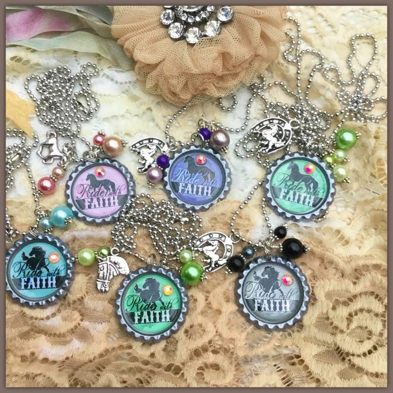 Inspirational Ride with FAITH bottlecap necklace Inspirational Ride with FAITH bottlecap necklace