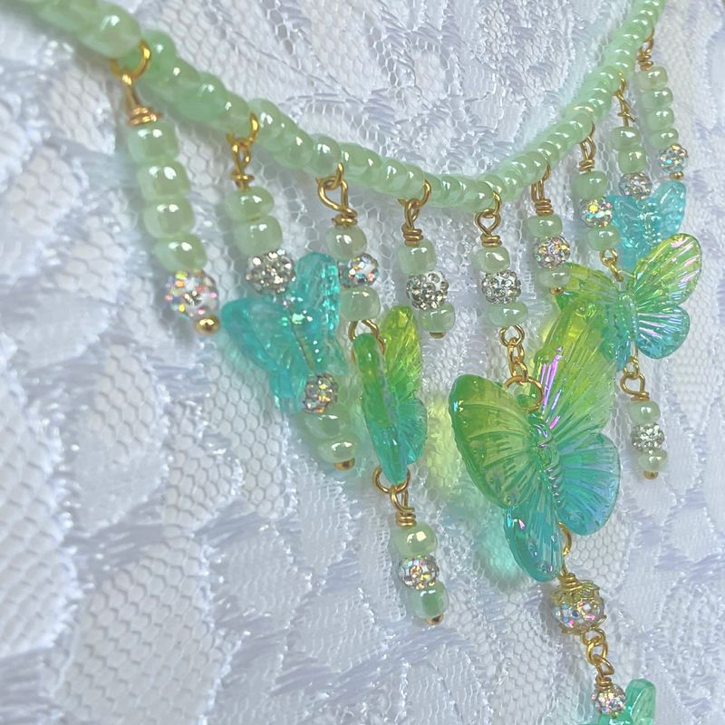 Butterflies All Around Us Necklace