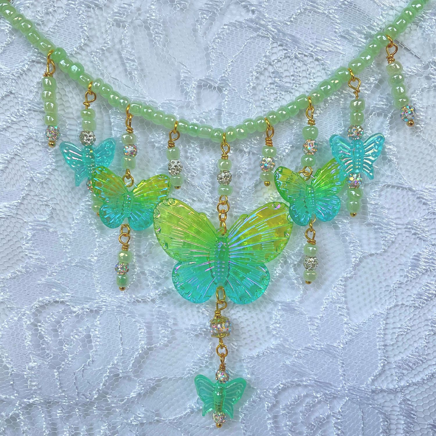 Butterflies All Around Us Necklace Butterflies All Around Us Necklace
