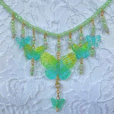 Butterflies All Around Us Necklace