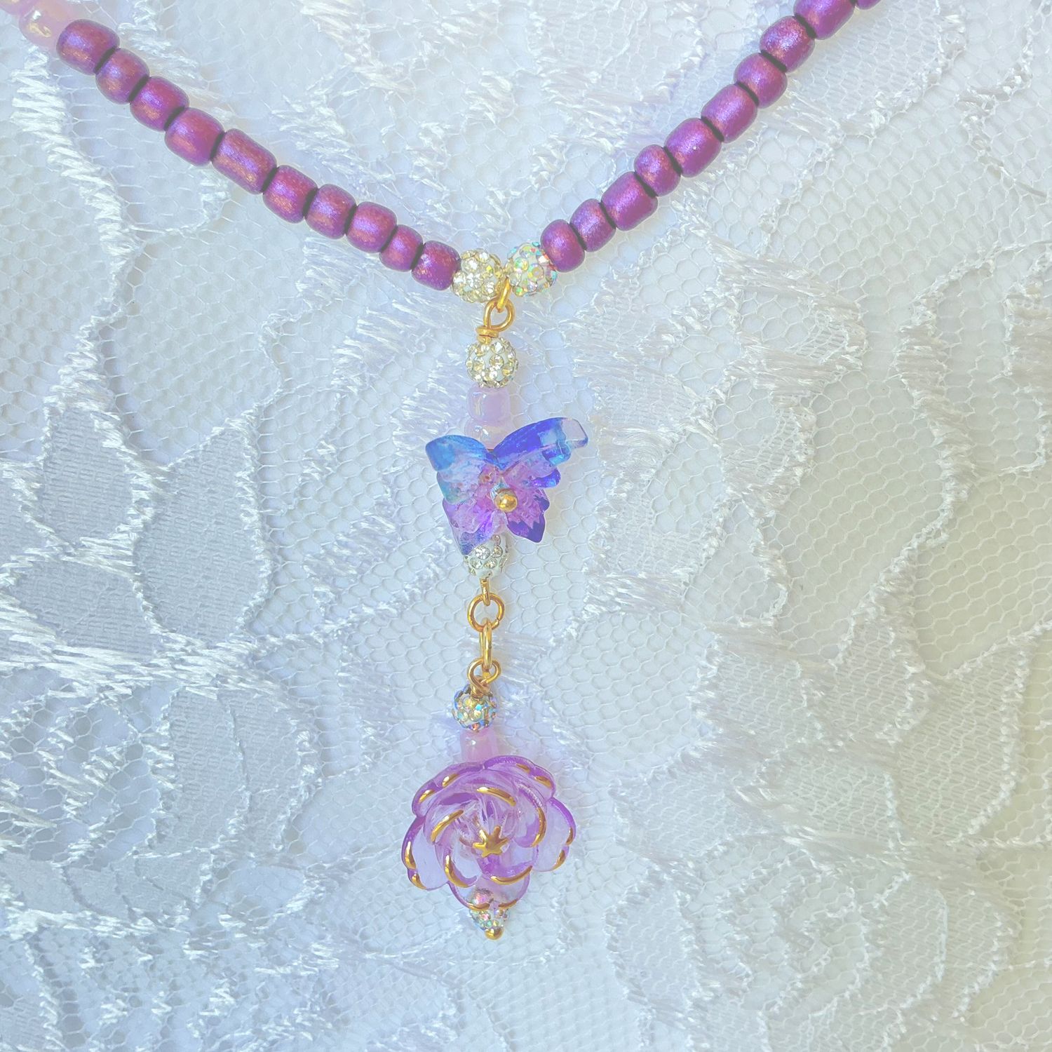 Butterflies In Flight Layering Necklace