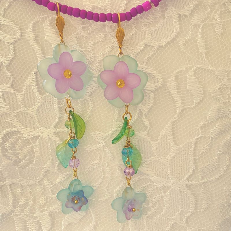 Elegance In Colors Lever Back Earrings