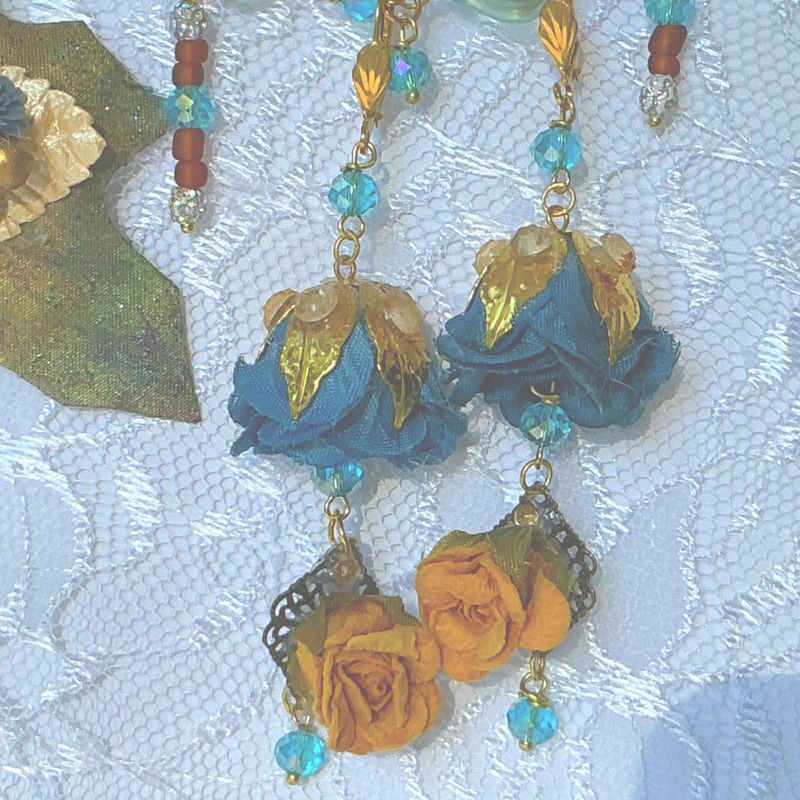 His Beautiful Colors Leverback Earrings I