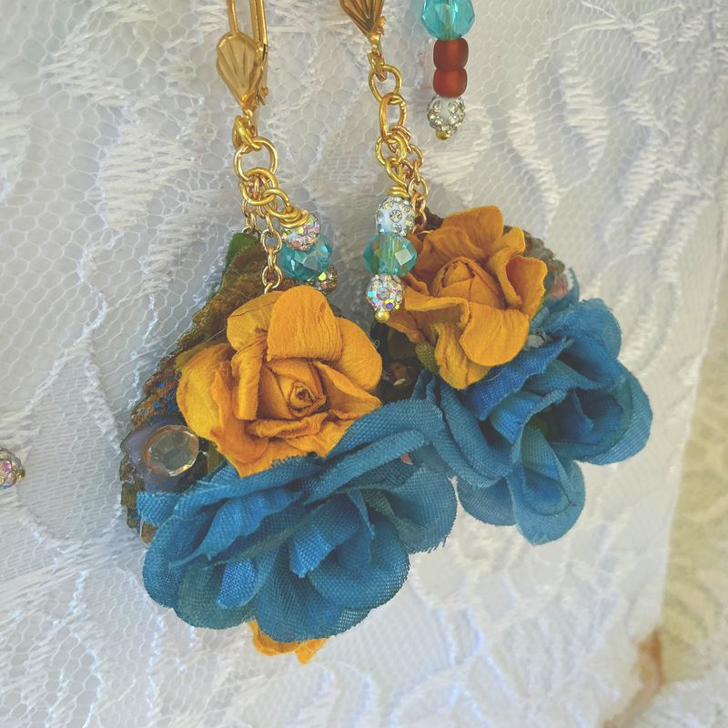 His Beautiful Colors Leverback Earrings II