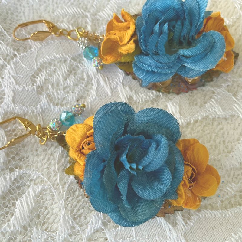 His Beautiful Colors Leverback Earrings II