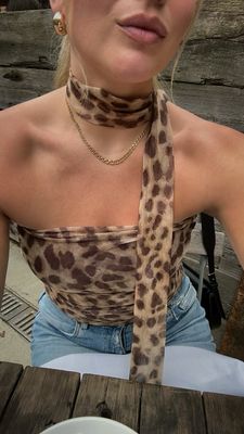 TOP ANIMAL PRINT