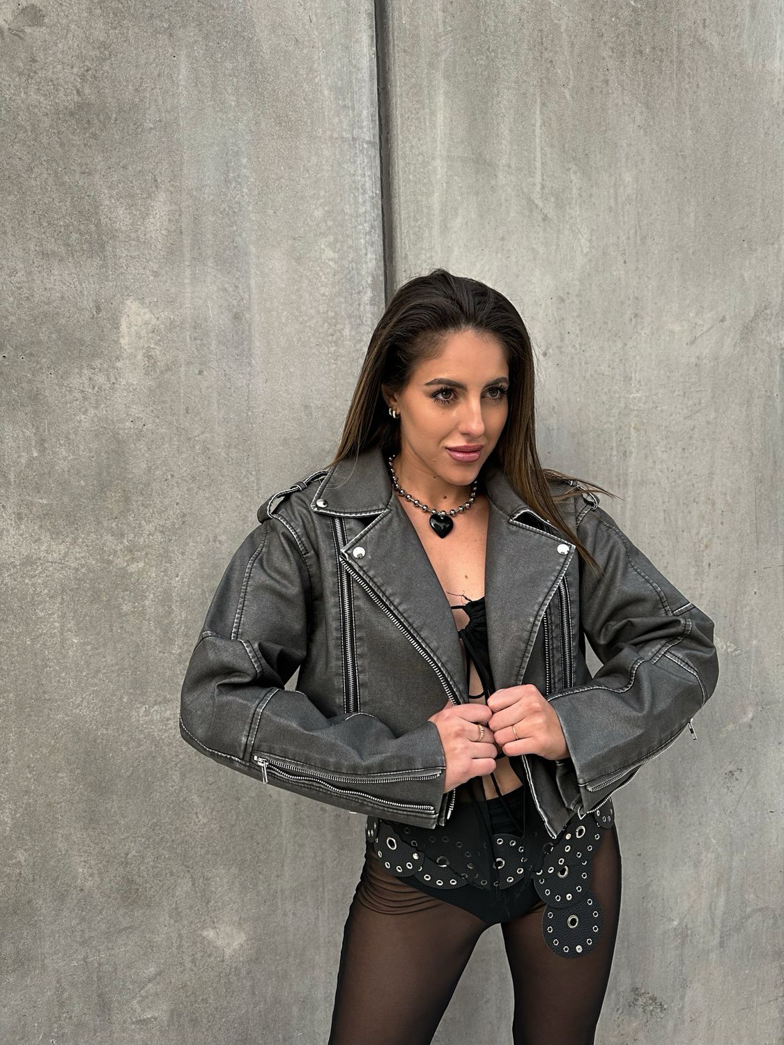 CHAQUETA ECOCUERO SOPHIE