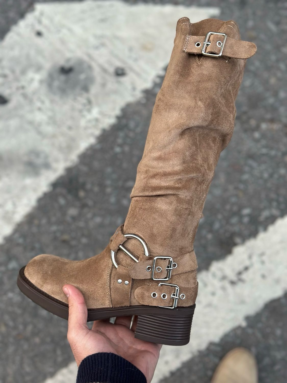 BIKERBOOTS KHAKI