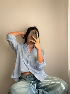CAMISA VICTORIA CELESTE