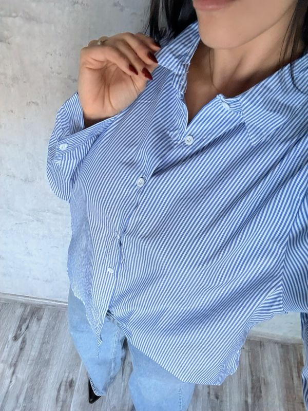 CAMISA VICTORIA CELESTE