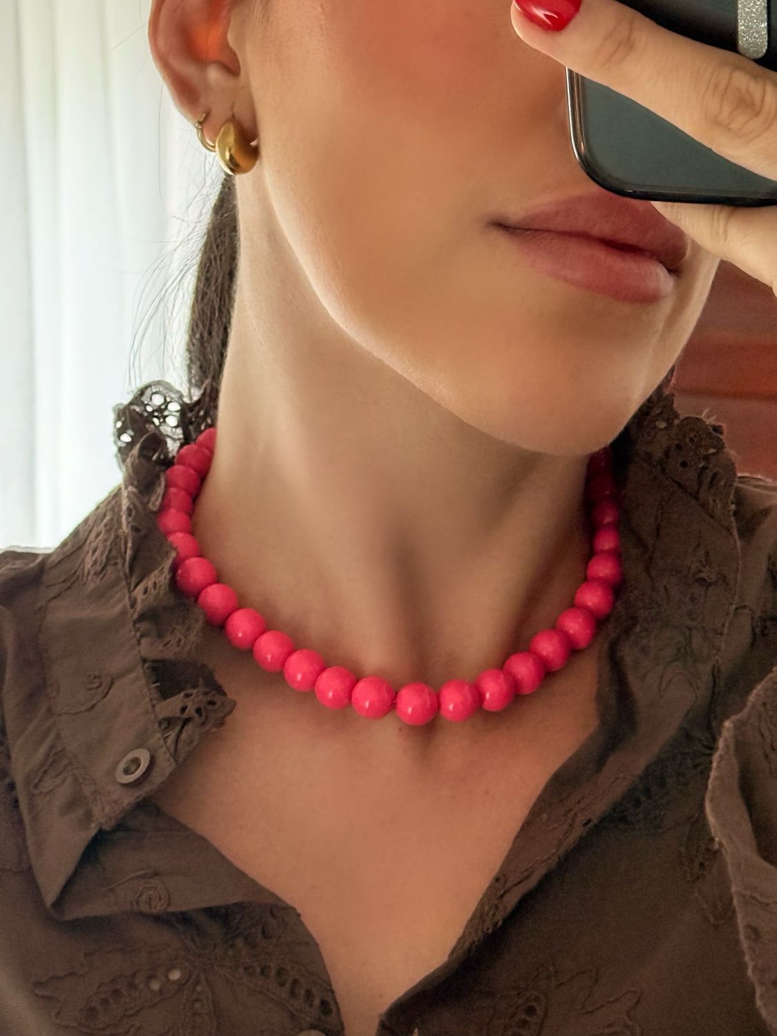 COLLAR POPUP FUCSIA