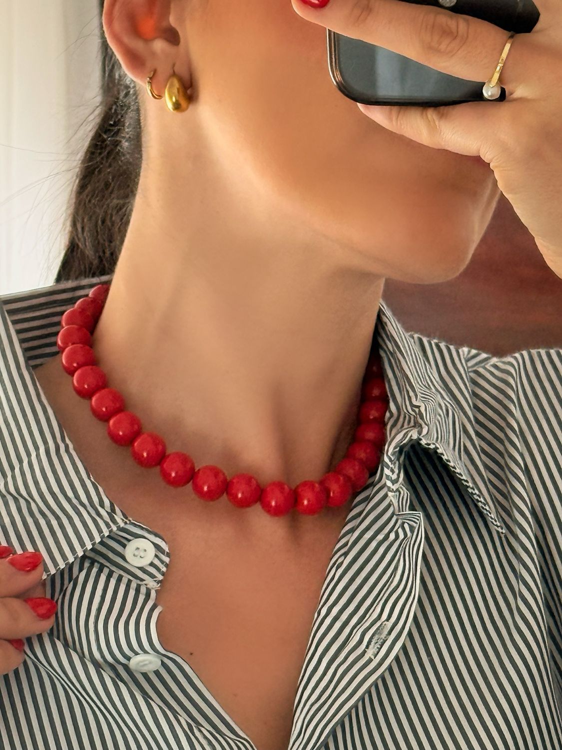 COLLAR POPUP RED
