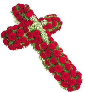 Croix de roses