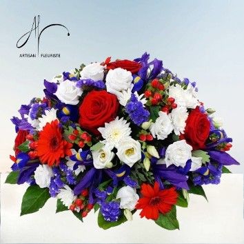 Coussin tricolore