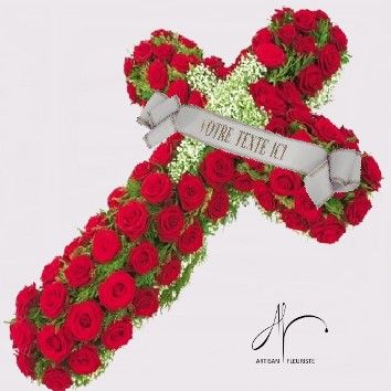 Croix de roses