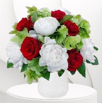 Pivoines et roses