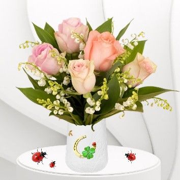 Muguet en rose