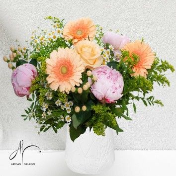 Soleil de pivoines