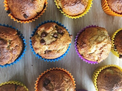 4 Banana Muffins