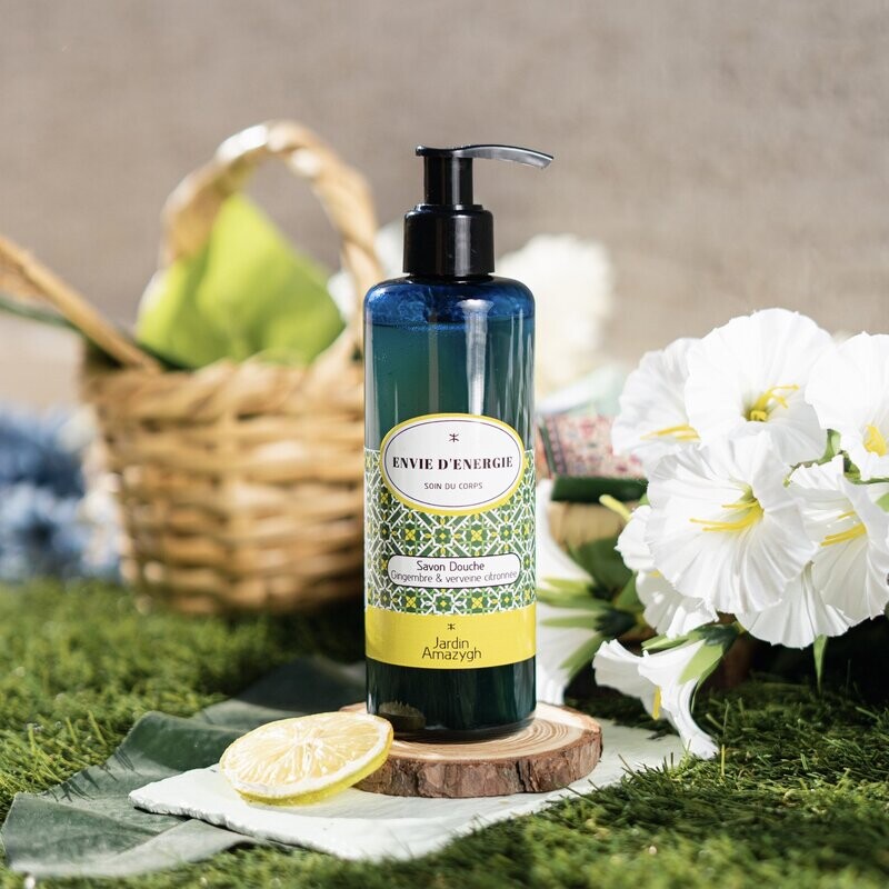 SAVON DOUCHE ENVIE D'ENERGIE - GINGEMBRE & VERVEINE CITRONNÉE