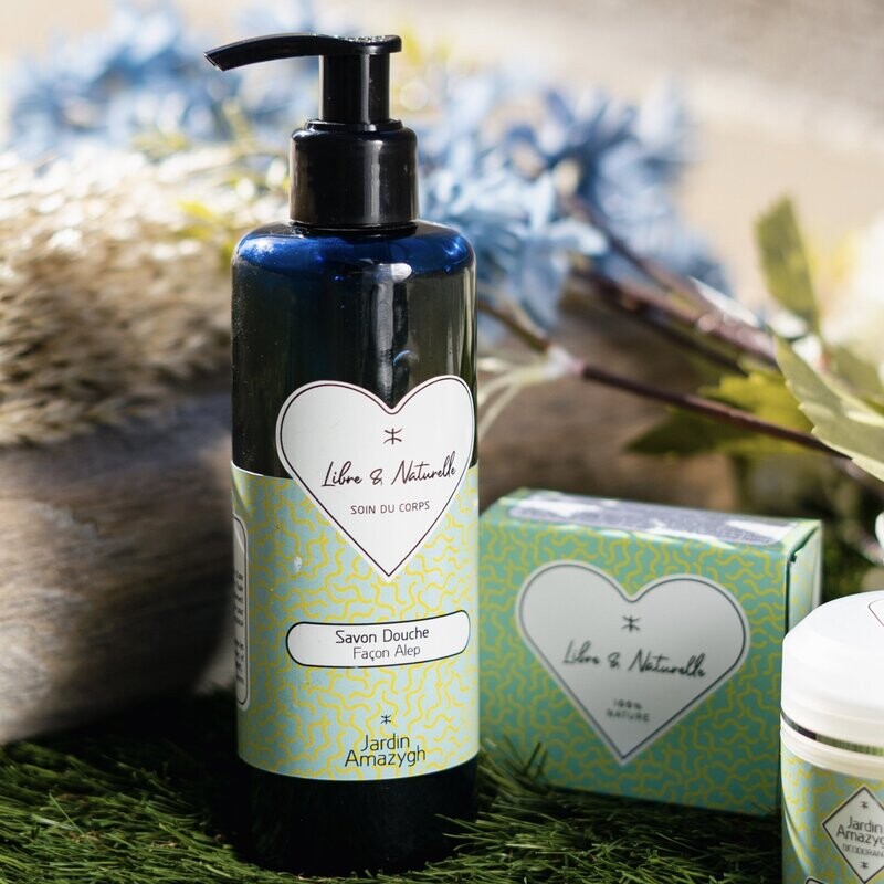 SAVON DOUCHE -LIBRE & NATURELLE SAVON DOUCHE FAÇON ALEP
