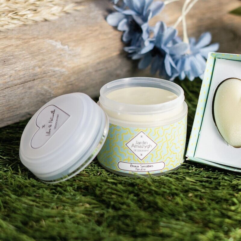 DEODORANT CREME PEAUX SENSIBLES - (LIBRE & NATURELLE) - SANS HUILE ESSENTIELLE