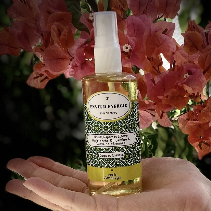 HUILE SECHE ENVIE D'ENERGIE
Verveine citronnée -Gingembre