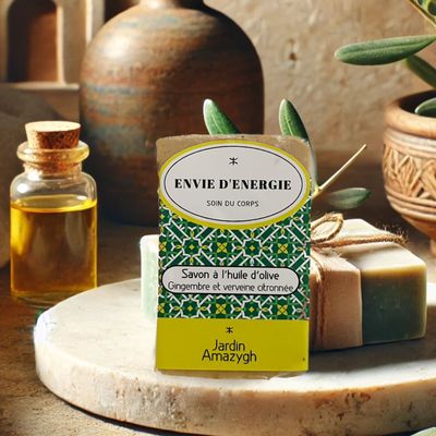 SAVON CORPS A L'HUILE D'OLIVE : ENVIE D'ENERGIE