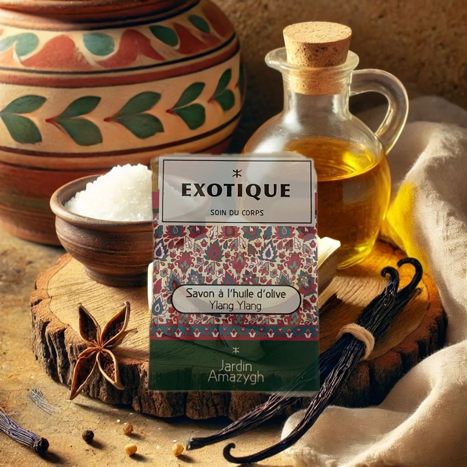 SAVON CORPS A L'HUILE D'OLIVE : EXOTIQUE