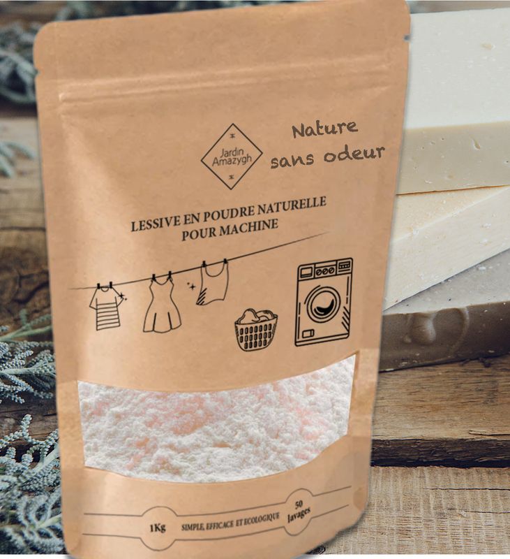 LESSIVE 100% NATURELLE sans odeur - Sans Allergènes